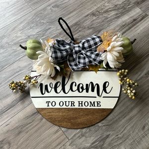 “Welcome” Home Decorative Sign